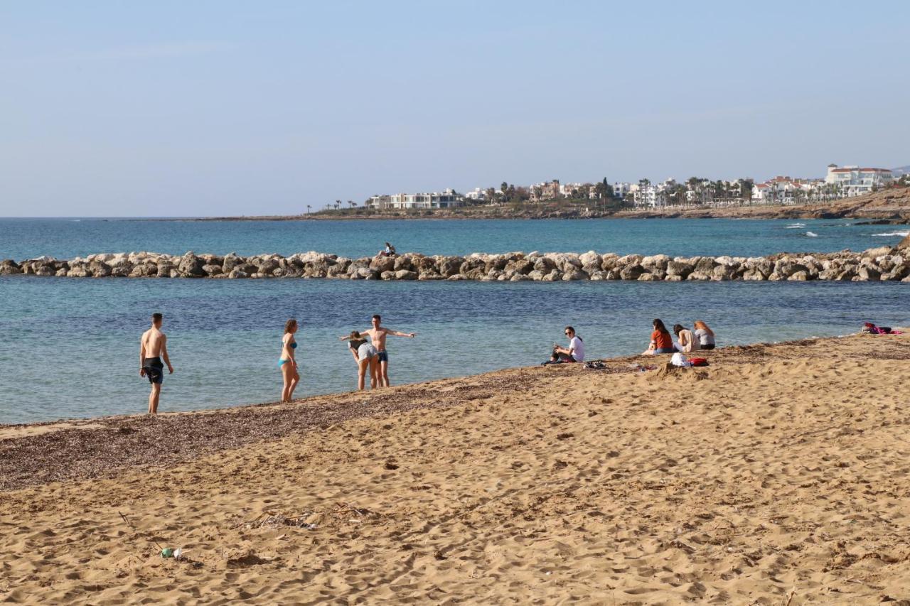 Cyking 2 Bed Apartment With Pool & 10 Min To Beach Paphos Exterior photo