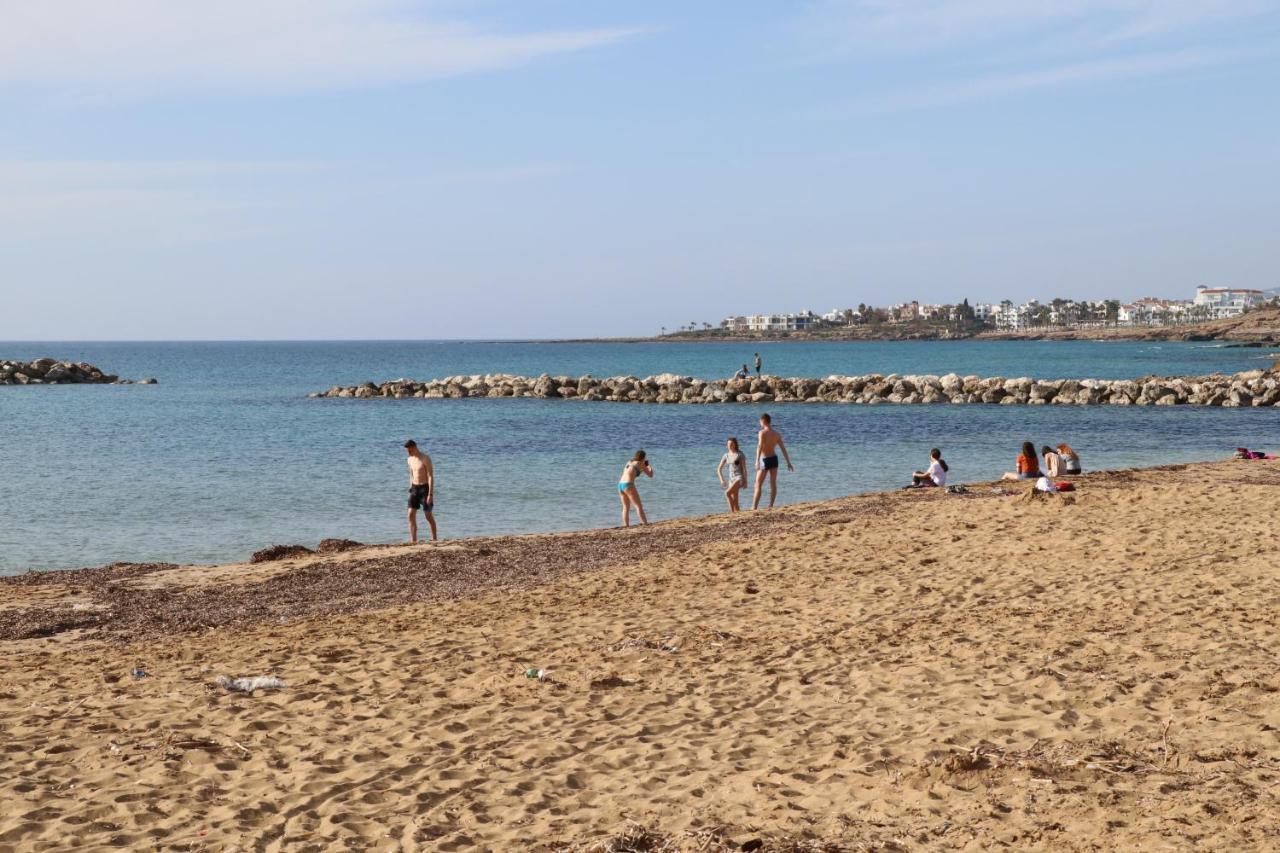Cyking 2 Bed Apartment With Pool & 10 Min To Beach Paphos Exterior photo